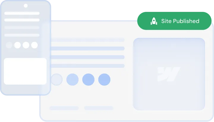 Webflow development illustration